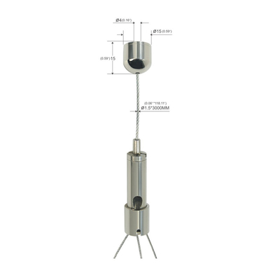 กระถางดอกไม้แขวนสายไฟชุดแขวนสายไฟชนิดในร่ม YW-86022