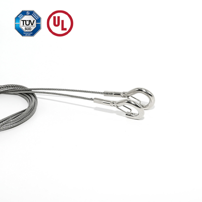 สีทองแดงปรับ snap hook คาเบลจับชุดการแขวนยาวสําหรับการแขวนสี