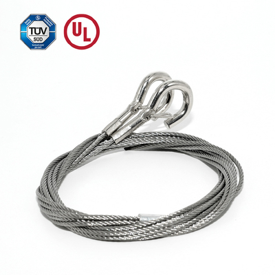 สีทองแดงปรับ snap hook คาเบลจับชุดการแขวนยาวสําหรับการแขวนสี