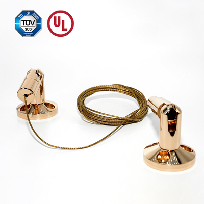 ขายปลีก ทองเหลือง ป้ายแสดงผลิตภัณฑ์ชุดแขวนด้วยทอง Plating ผนังต่อผนัง
