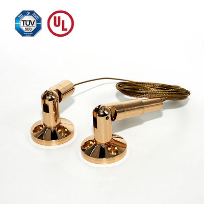ขายปลีก ทองเหลือง ป้ายแสดงผลิตภัณฑ์ชุดแขวนด้วยทอง Plating ผนังต่อผนัง