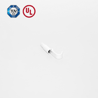 J Hook Cable Gripper With White Paint Cusomized Lighing Accessory With Safety Cap เครื่องจับสายเคเบิลด้วยสีขาว