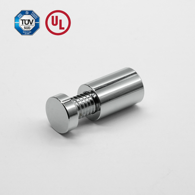 โรงงานประกาศเหล็กไร้สแตนเลสกระจกขุมแก้ว ปรับการติดต่อ Standoff bolt screw