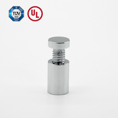 โรงงานประกาศเหล็กไร้สแตนเลสกระจกขุมแก้ว ปรับการติดต่อ Standoff bolt screw