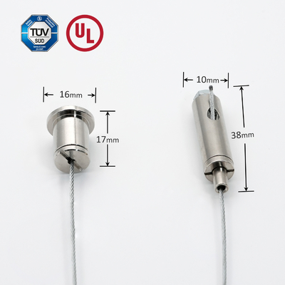 ระบบแขวนสําหรับ LED Light Cable Gripper ด้วยสกรูตัวผู้